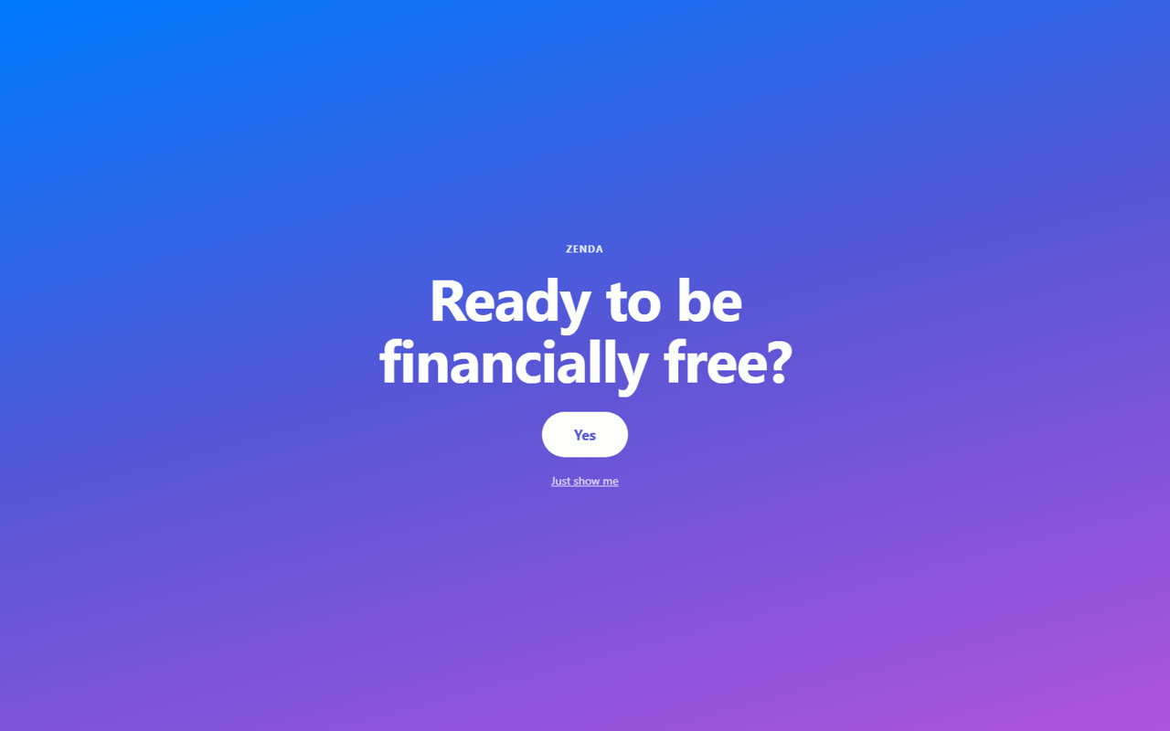 Zenda — AI Financial Coach preview